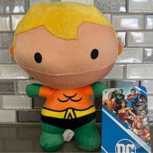 Justice League DC Comics AQUAMAN Chibi Plush Doll Figure / 7” / BRAND NEW